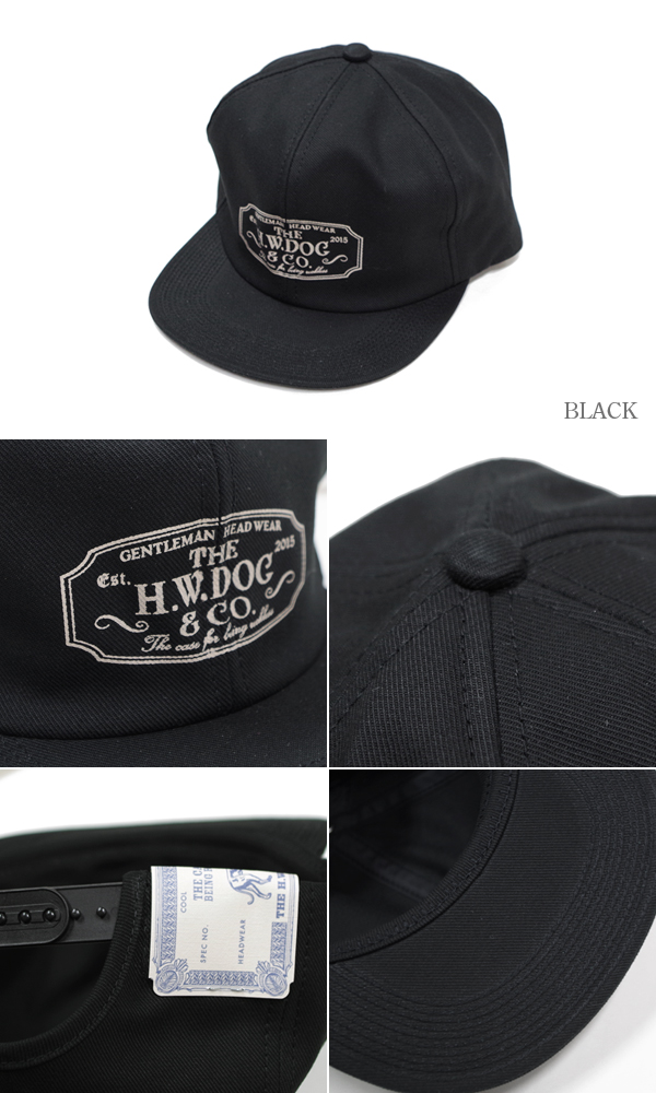 THE H.W.DOG&CO. コットン|スナップバック|トラッカーキャップ