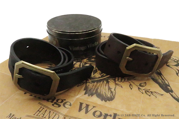 Vintage Works ヴィンテージワークス 真鍮バックル|7ホール