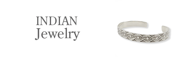 INDIAN JEWELRY ナバホ族|スタンプワーク|シルバー|バングル『Navajo