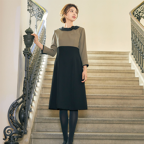 MARY QUANT] ワンピース（八分袖） M57011/M57012 / 通販のジャンブレ