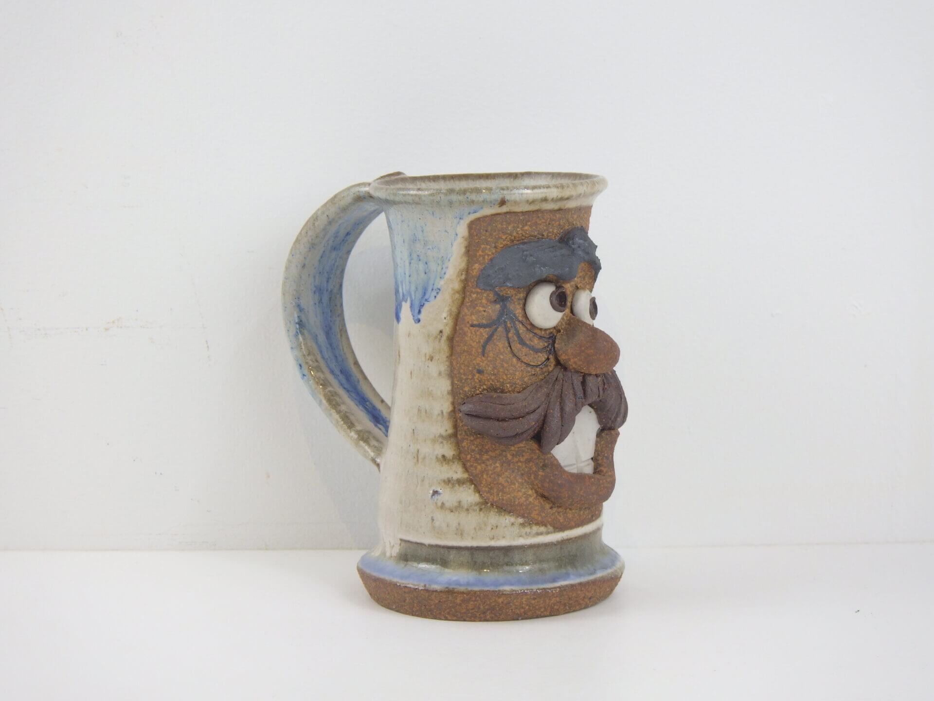 Vintage Funny face mug ビンテージ ファニーフェイスマグ 陶器 | JAM