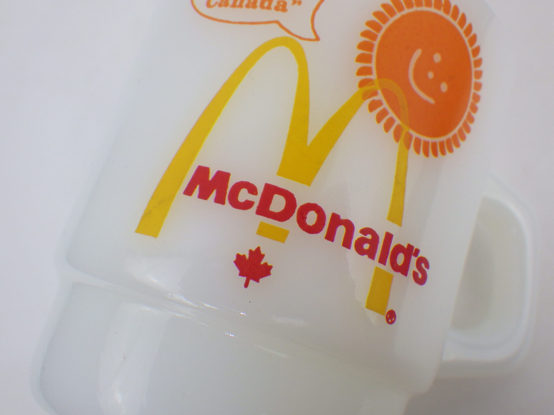 Fire king” McDonald's Canada Mug ファイヤーキング スタッキング