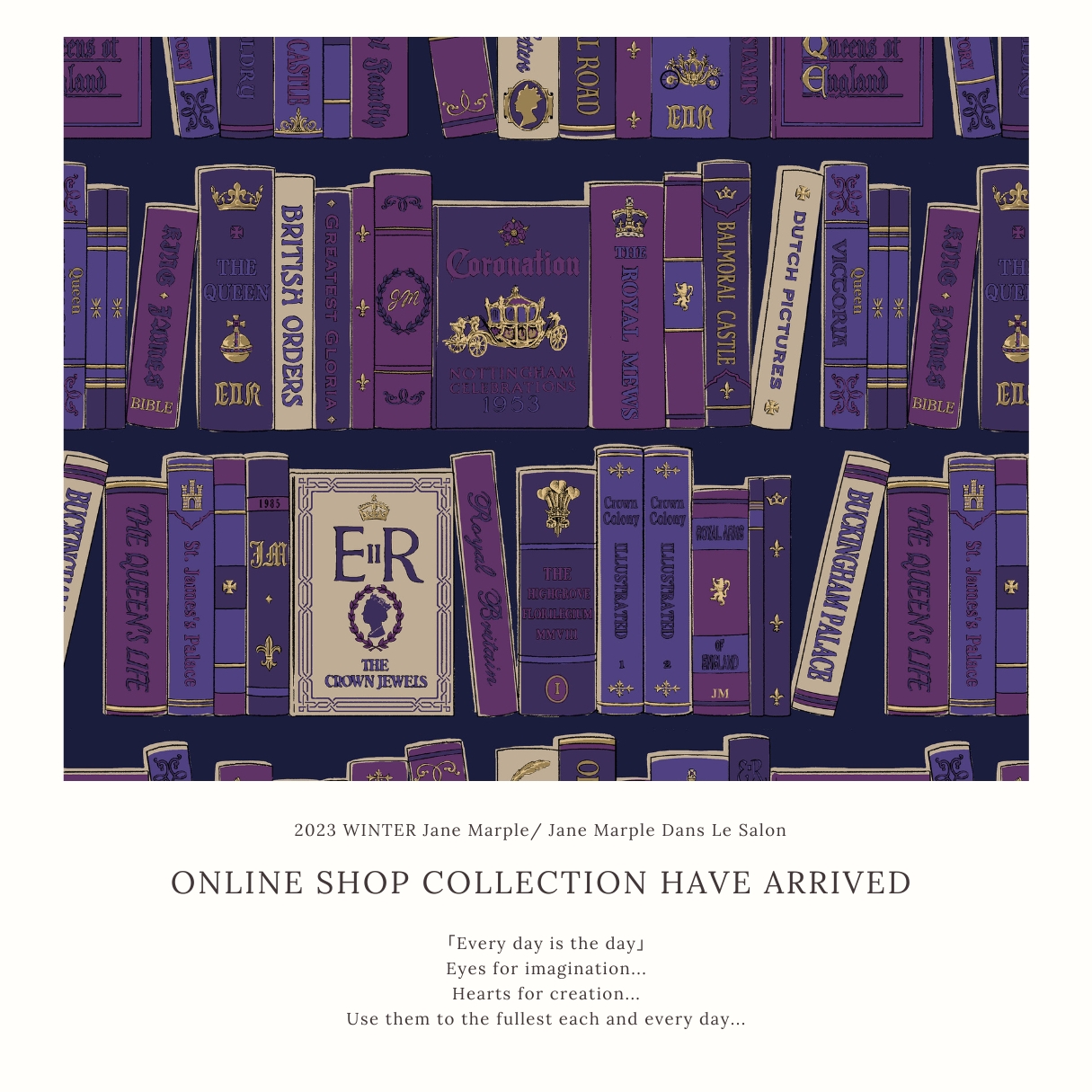 ONLINE SHOP】11/22 NEW RELEASE | Jane Marple Official Web Site