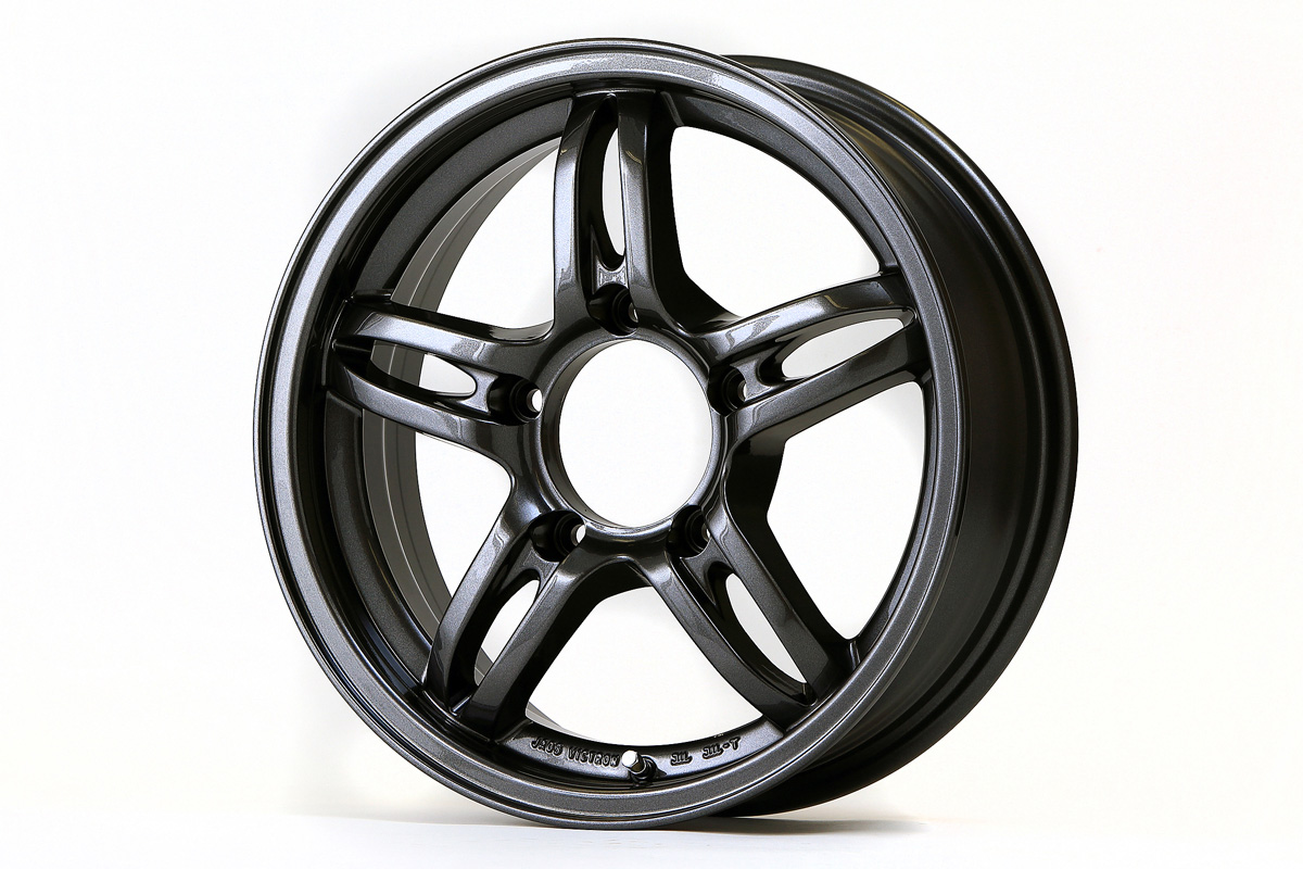 VICTRON EXCEL JXⅡ 16x5.5J+22 5H139.7 ディープガンメタリック