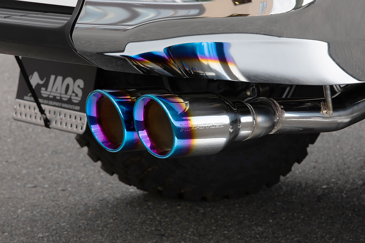 BATTLEZ マフラー ZS-2 TC チタンカラーテール ハイラックス 125系