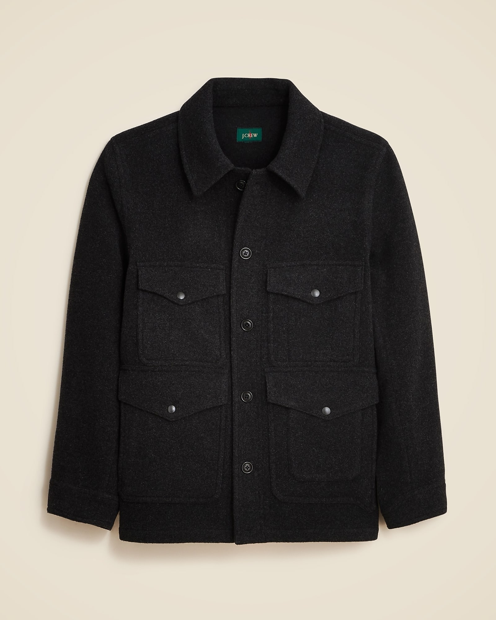 Cruiser Jacket In Double-faced Wool Blend For Men | J.Crew