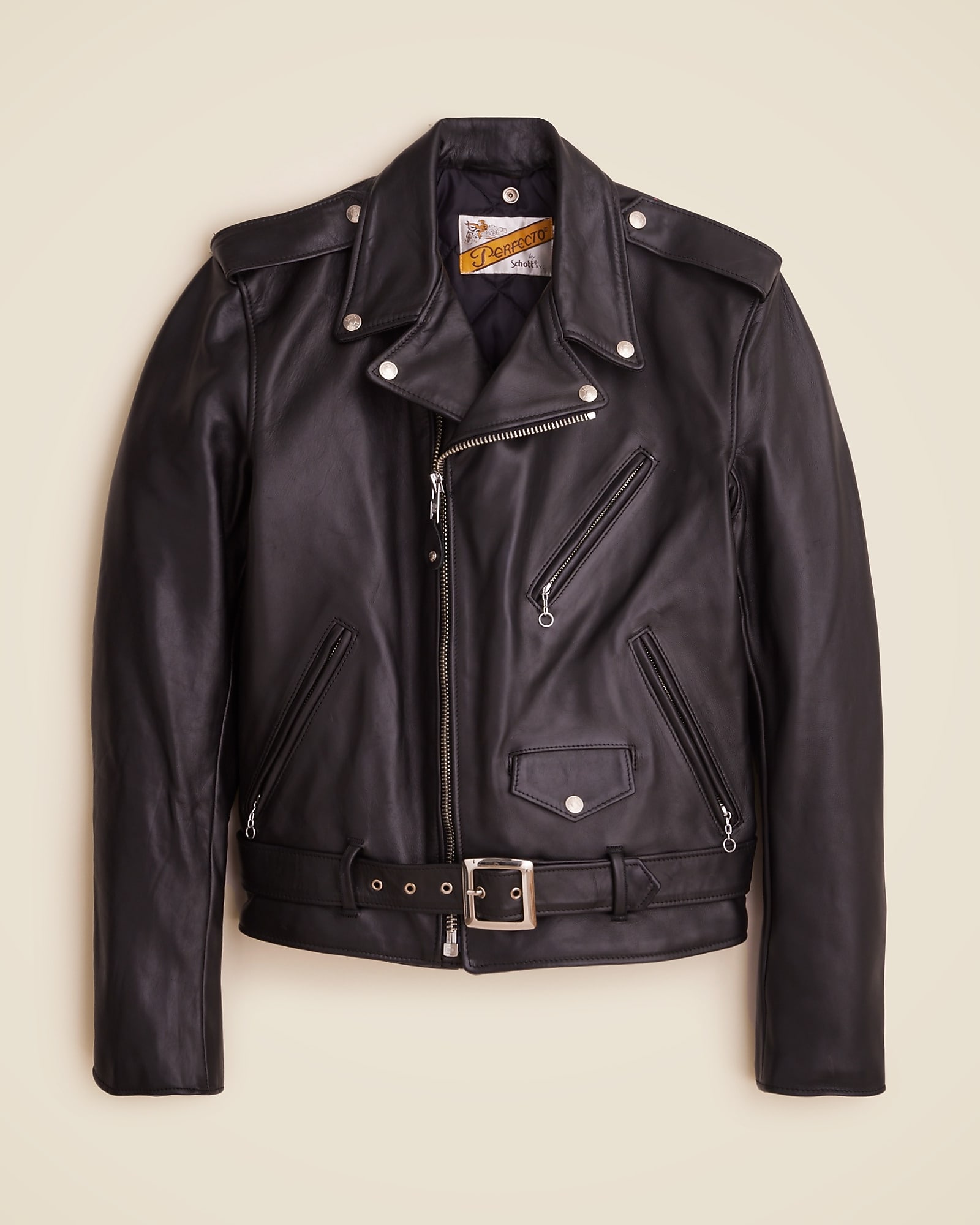 Schott NYC Classic Perfecto® Leather Motorcycle Jacket For Men | J