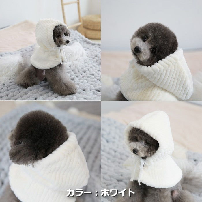 S～XL】ロハスファーケープTOTO&ROY 防寒 保温 ファー素材 綿素材 犬服