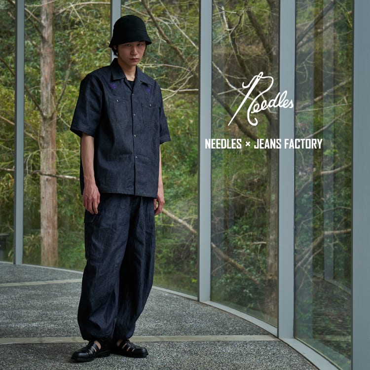 NEEDLES(ニードルズ) 24SS別注ヒザデルパンツ & カウボーイシャツを4