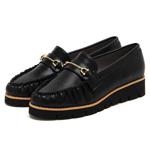 トラックソールビットローファー(23.0cm ホワイト): スニーカー