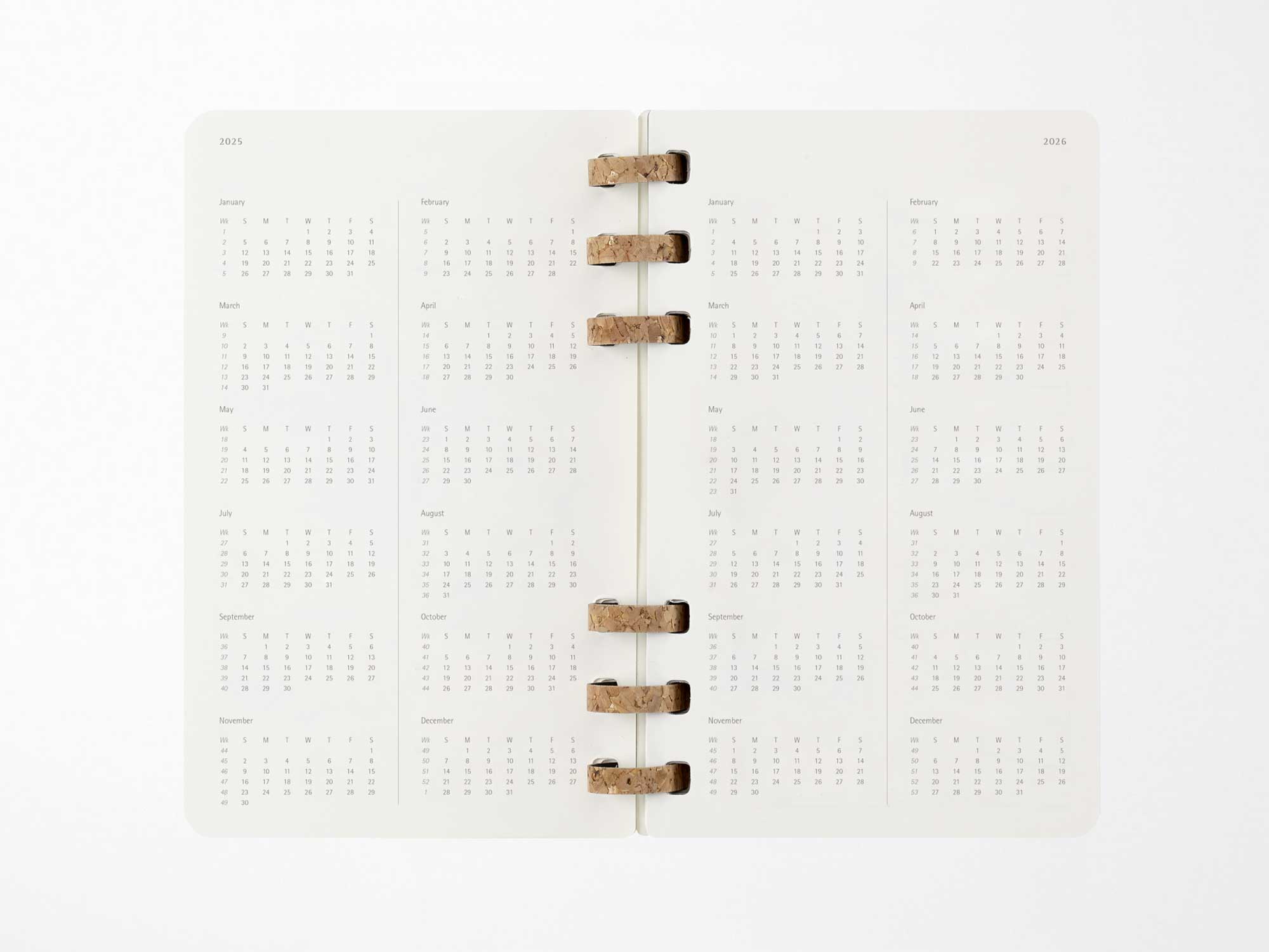 2026 Moleskine Student Life Spiral Planners - BLACK Softcover