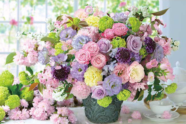 APP-1000-858 フラワー 春色のハーモニー 1000ピース アップルワン の