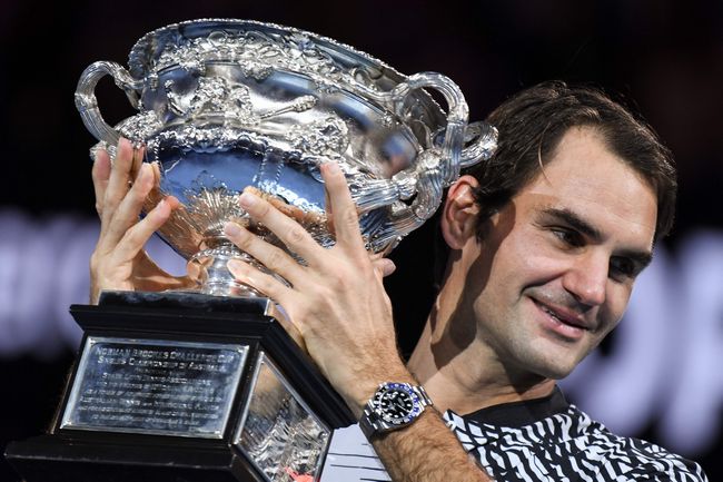全豪オープンで…：ロジャー・フェデラー 栄光のグランドスラム制覇