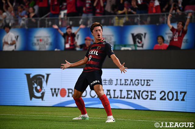 公式】鈴木 優磨が2得点！セビージャFCの前半の猛攻を凌いだ鹿島が会心