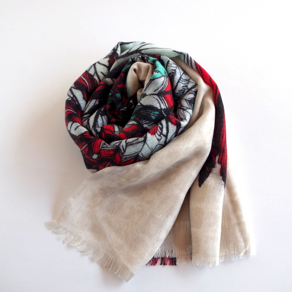 YARNZ NEWYORK】15SS/ヤーンズ Headdress カシミア70%・シルク30