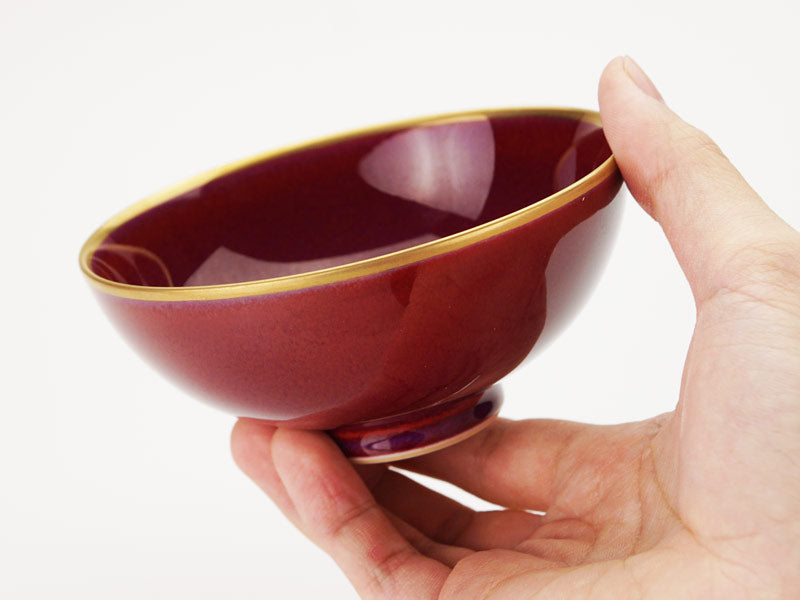 有田焼】茶碗 燿変辰砂 