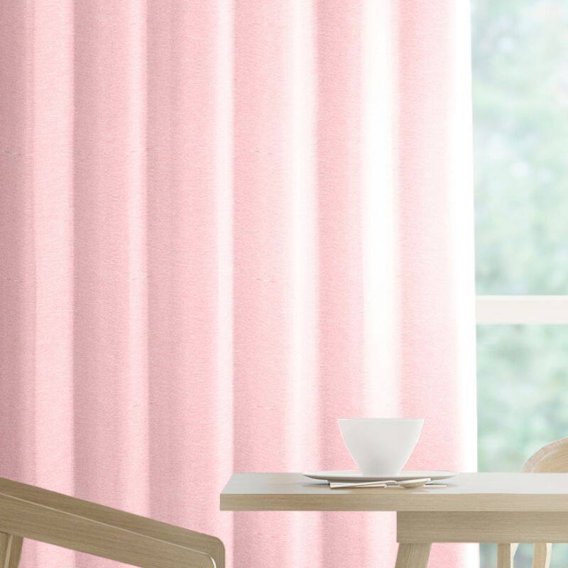 ローヌ カーテン JE-67223R ピンク ｜ジャストカーテン