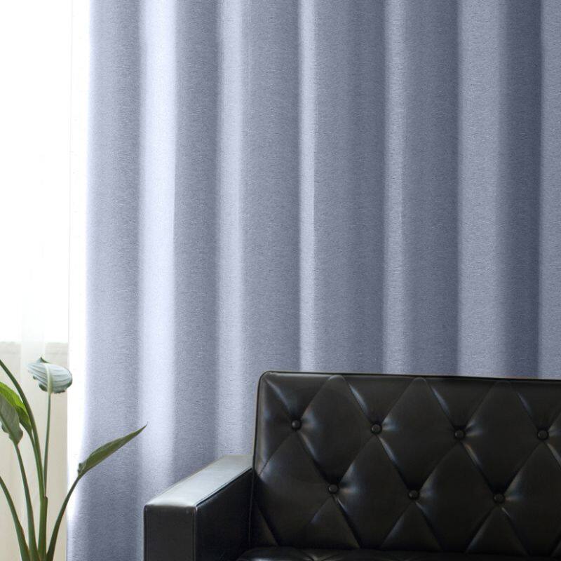 ローヌ カーテン JE-67226R グレーパープル ｜ジャストカーテン