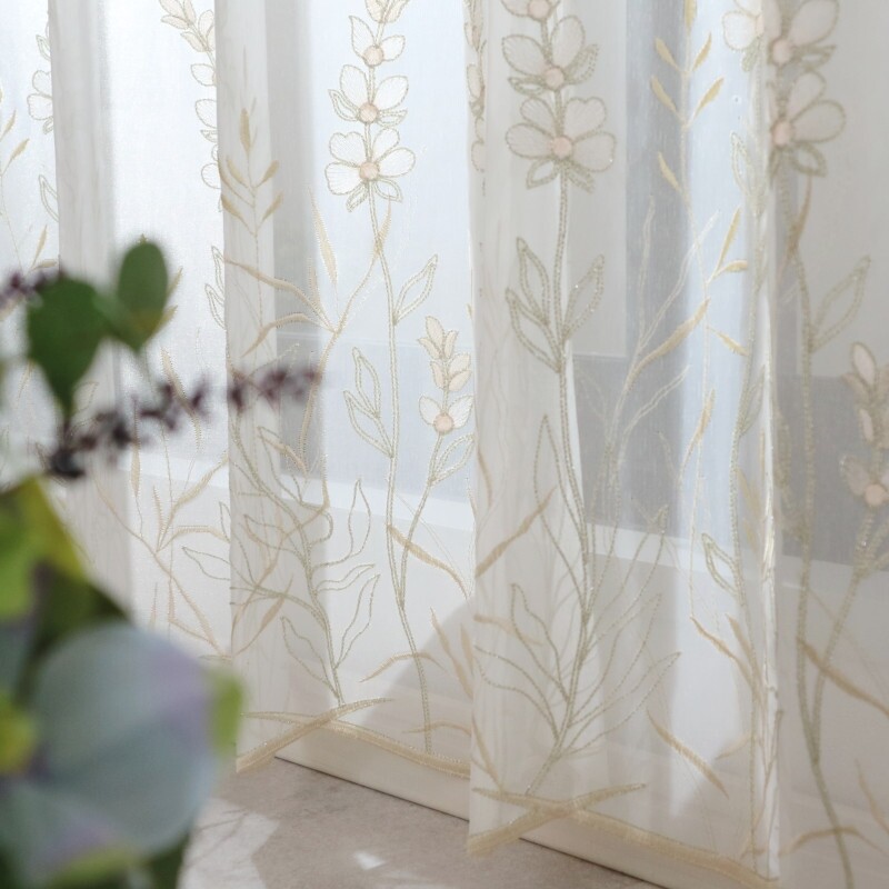 パルファン レースカーテン JD-92865 ピンク ｜ジャストカーテン