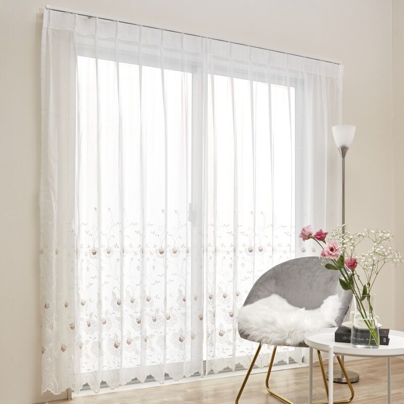 ブレア レースカーテン JE-92827 ホワイト ｜ジャストカーテン