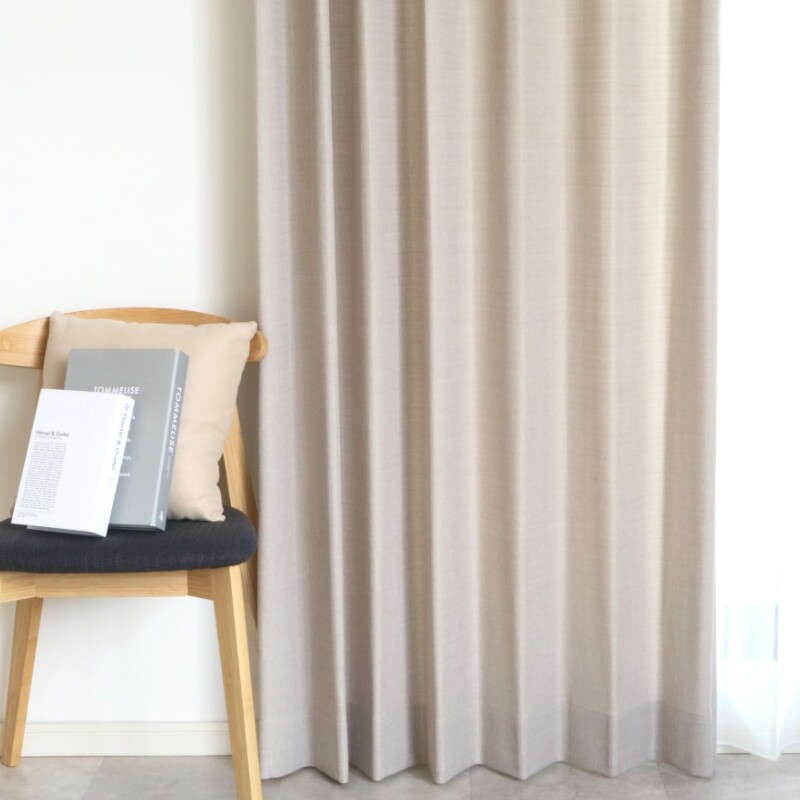 けんさんp大ベージュ プリーツカーテン けんさんp大ベージュ プリーツ