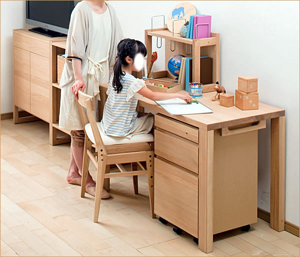カリモク 学習机 BUONASCELTA ピュアオーク：K-Style.