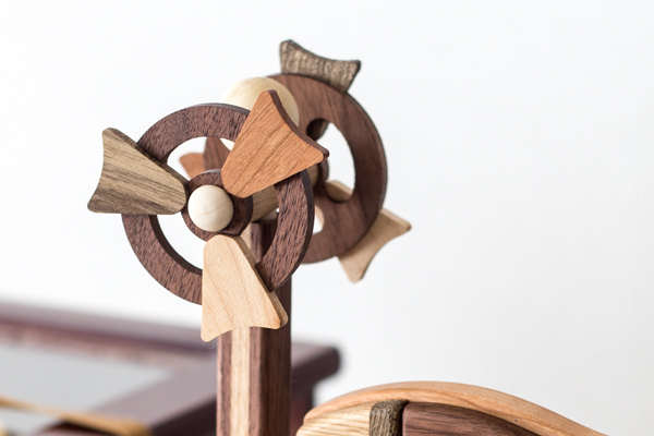 木製鯉のぼり「絆/和/喜」置物 こいのぼり室内用 ササキ工芸