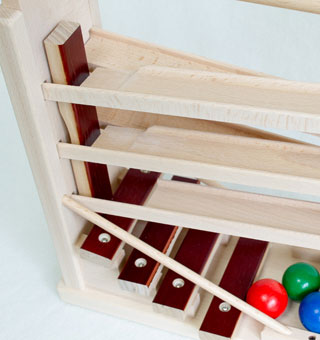 木製スロープ コロコロシロホン KOIDE【送料無料】｜木のおもちゃ専門