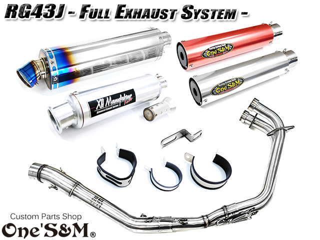 YZF-R25 RG43J 専用 フルエキゾーストマフラー ワンズ管 - Online