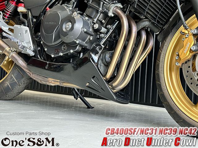 NEW アンダーカウル 黒 ツインダクトVer CB400SF NC31 NC39 NC42用