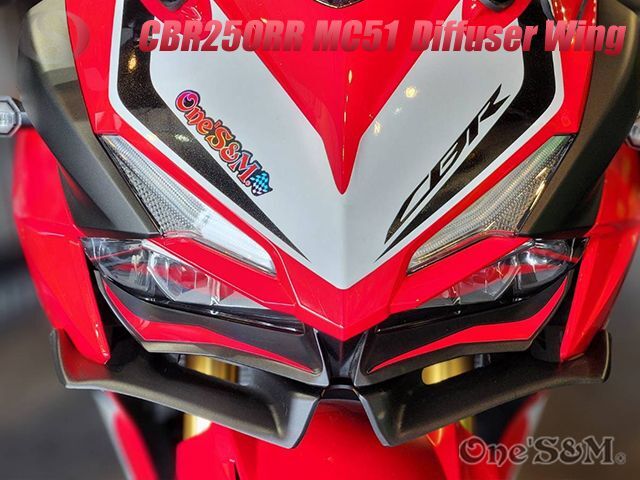 CBR250RR MC51 ディフューザー ウイングレット フロント カナード ABS