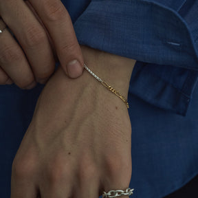 シェードコンビチェーンブレスレット MIX-M-