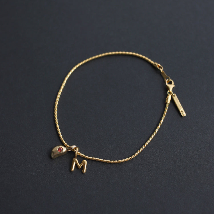 ツイストチェーンブレスレット GD