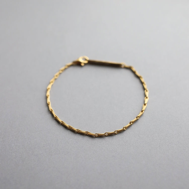 バリーコーンチェーンブレスレット GD