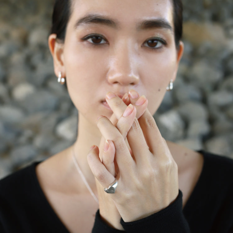 ハートシグネットリング SV