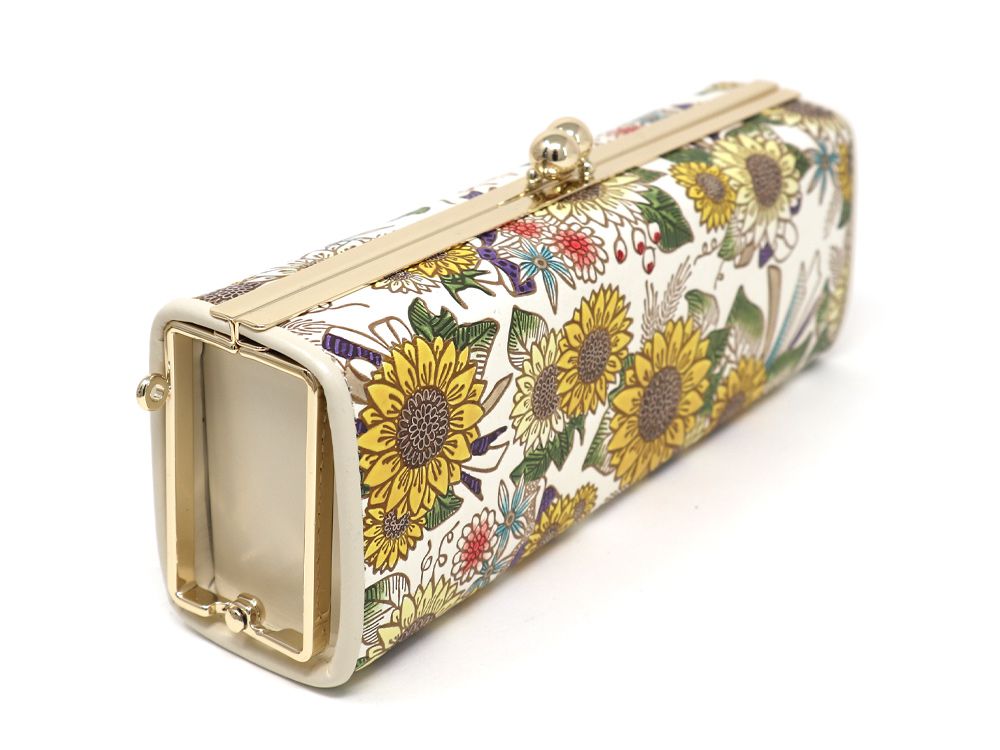 夏限定柄/限定Item】ひまわり がま口ペンケース