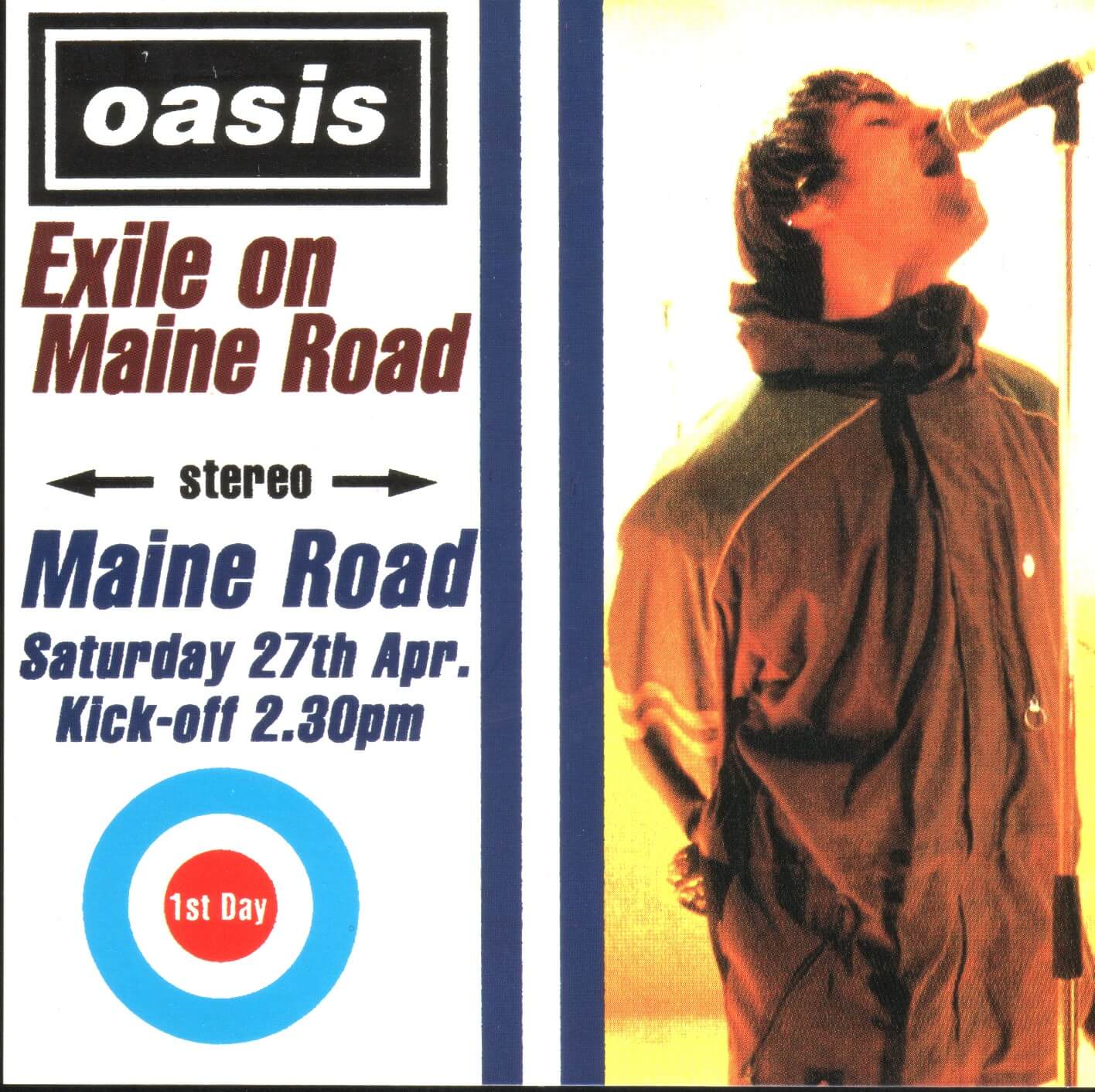 Oasis Live at Maine Road; Manchester, England / April 27, 1996