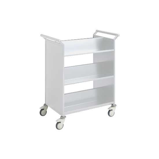 LW13CA-ZA75 オカムラ ブックトラック パッセント 本体両面3段 ネオ