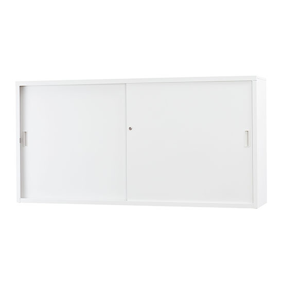 TS-63DS 豊國工業 スチール引戸書庫 上下兼用 ホワイトグレー 幅1760