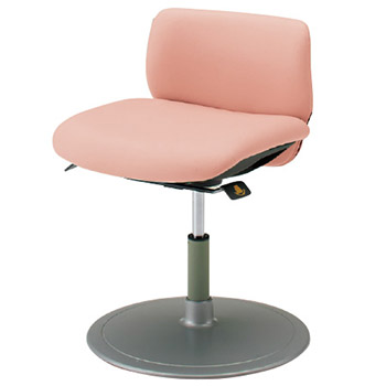 LT92AZ-PB21 オカムラ 患者チェア 肘無 丸ベース 回転ロック ライト