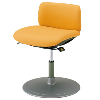 LT92AZ-PB21 オカムラ 患者チェア 肘無 丸ベース 回転ロック ライト