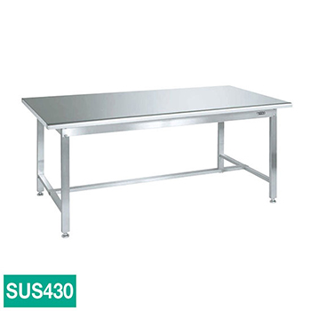 SUS4-187N サカエ ステンレス作業台 SUS430天板 高さ740 幅1800 奥行