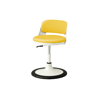 TSMN-W24BL-W ノーリツイス TSMNスツール 背有円盤脚 ビニールレザー