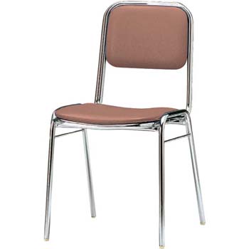 FSC-300-GR 藤沢工業 食堂用チェア ビニールシート張り グリーンの通販