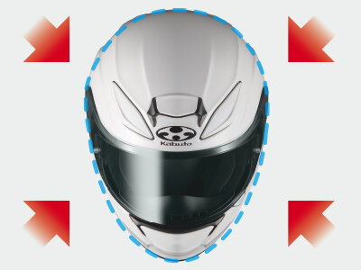 新製品】磨き上げた空冷性能が高い快適性を実現した、新型フルフェイス