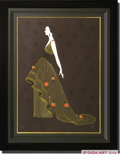 エルテ ローズドレス（黒） | 絵画など美術品の販売と買取 | 東京