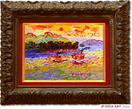 野間仁根 瀬戸内海 | 絵画など美術品の販売と買取 | 東京・銀座 おいだ美術