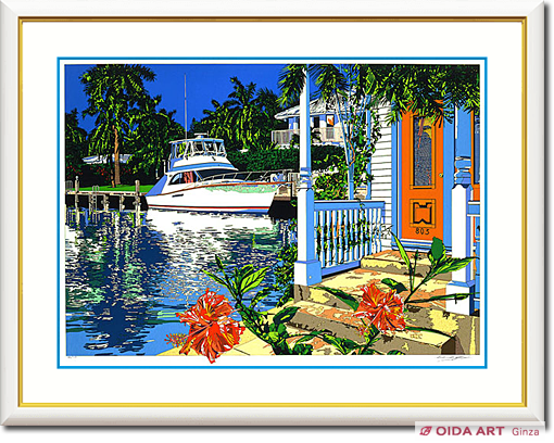 鈴木英人 トゥーフラワーズ | 絵画など美術品の販売と買取 | 東京