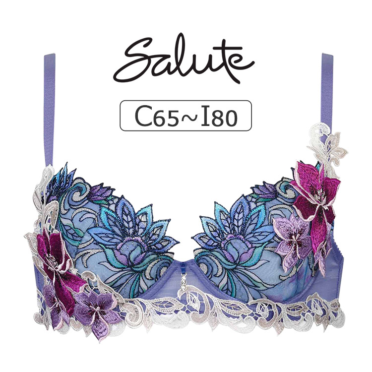 STJ280｜ワコール サルート 80G スリップ M/L/LL 下着・ランジェリーの