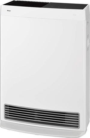 暖房と空気清浄の二刀流♪ リンナイガスファンヒーター「Wiz」がモデル